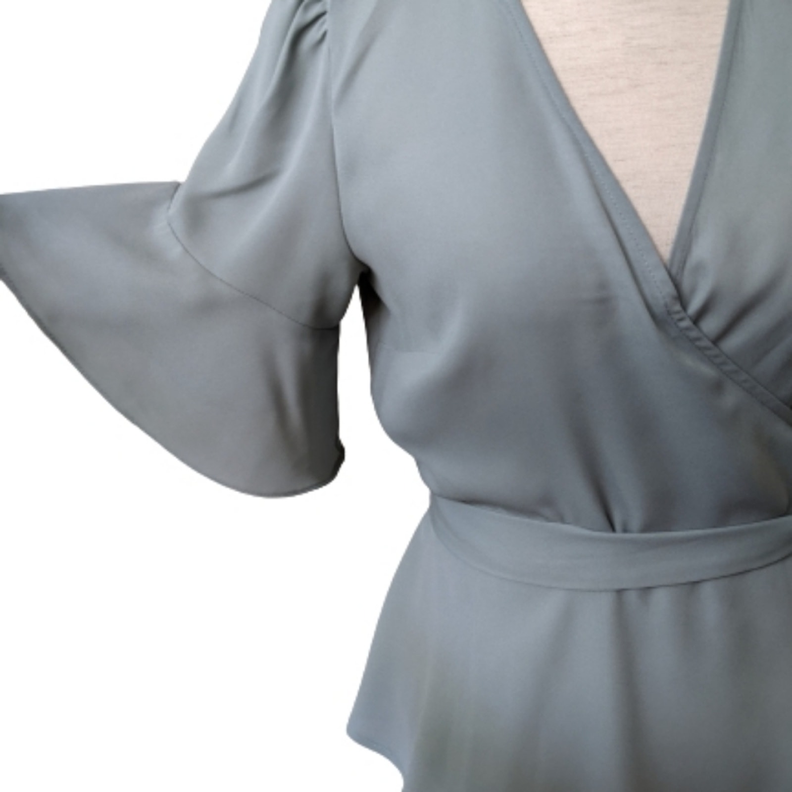 Who What Wear Wrap Blouse Xs — image 4 of 7
